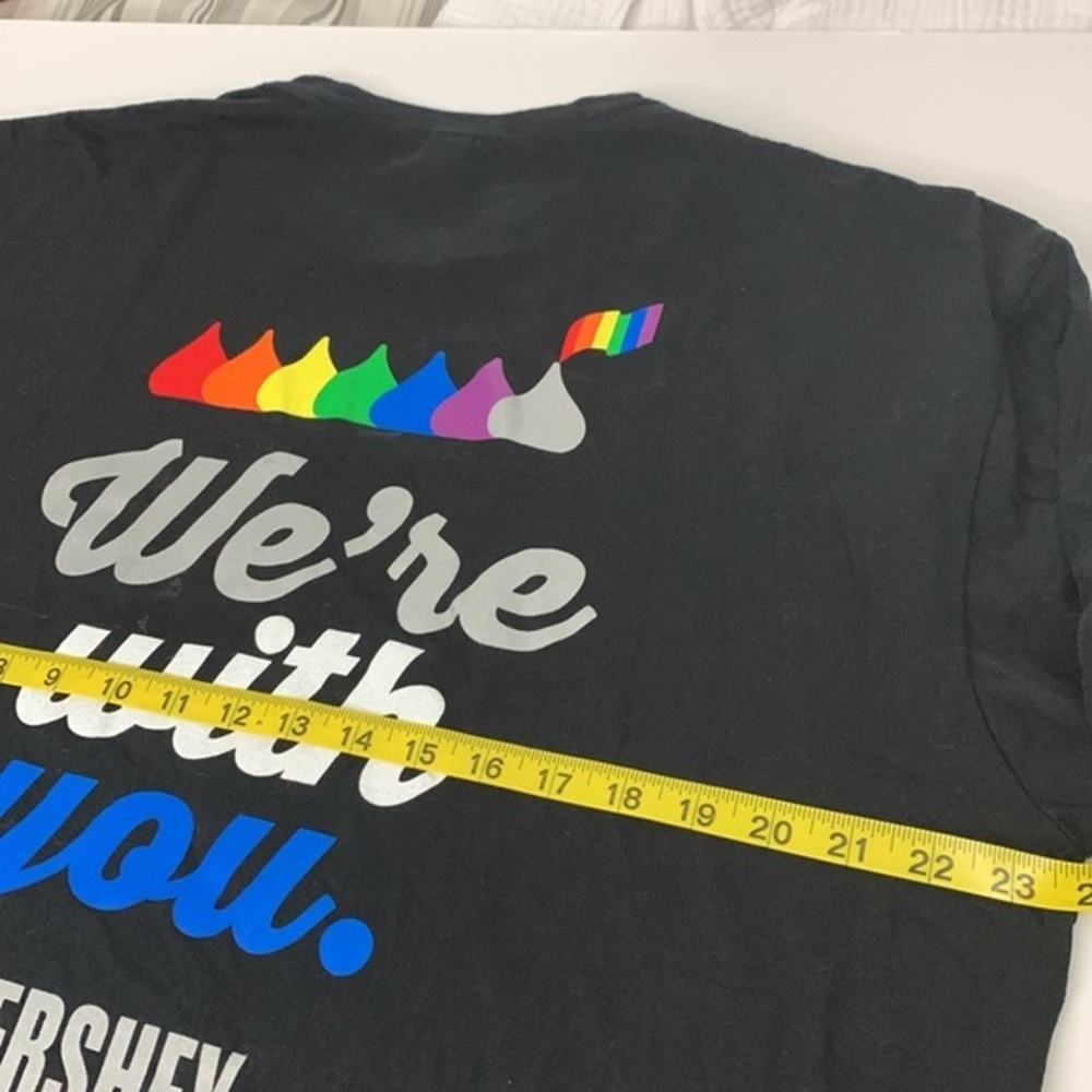 3/$20✨Hershey pride soft-style t-shirt ‘We’re with you’ Unisex - Picture 2 of 4